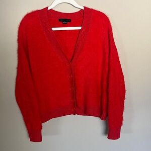 Sanctuary Vibrant Red Cardigan Sweater